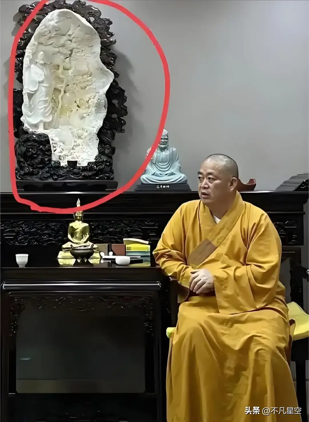 领航助手：释永信私藏砗磲达摩像，佛教修行的真正意义在哪里？